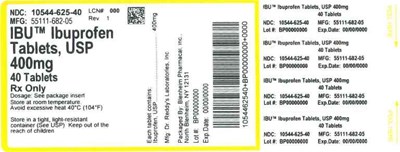 Label (Label Ibuprofen Tabs 400mg Bpi(10544 625 40) Dr Reddys(55111 682 05) Rev1)